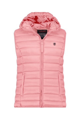 Colete acolchoado com capuz Vakitalana - Rosa-velho - Rosa