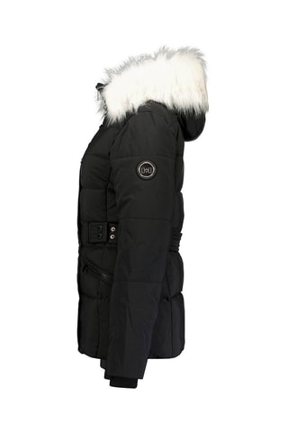 Parca com capuz Chestana Preto - Preto