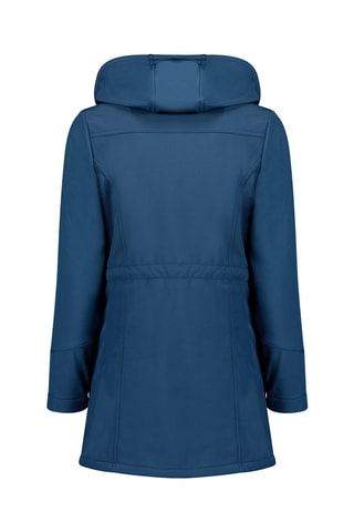 Casaco comprido Softshell com capuz Toceanana - Azul-marinho - Azul-marinho