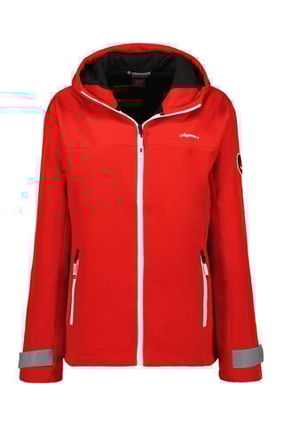Casaco com capuz Softshell Tanyana Vermelho - Vermelho