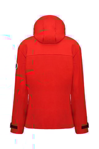 Casaco com capuz Softshell Tanyana Vermelho - Vermelho