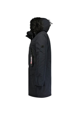 Parca com capuz Cortinana - Preto - Preto