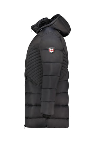 Doudoune longue à capuche Beeana - Noir