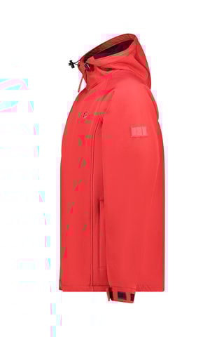 Casaco com capuz Softshell Tamigotalana - Vermelho