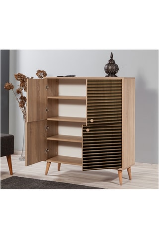 Console 4 portes - 95 x 111 x 36 cm