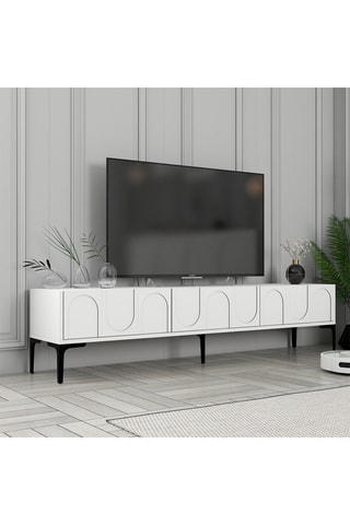Meuble TV 3 abattants - 180 x 35 x 42 cm