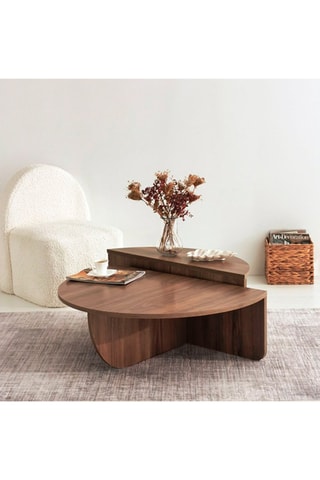 Table basse - 85 x 30 x 35 cm / 90 x 60 x 30 cm