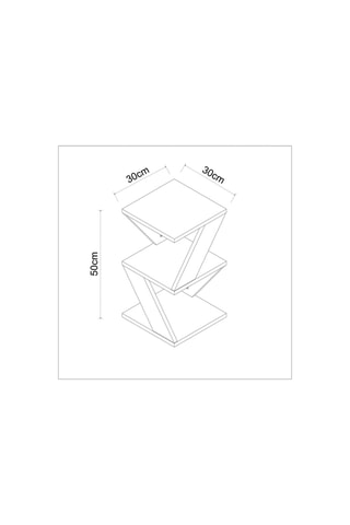 Table d'appoint - 30 x 50 x 30 cm 