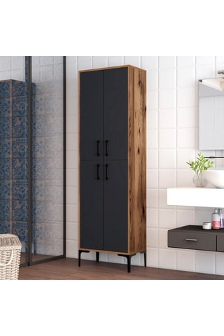 Meuble de rangement 4 portes  - 60 x 200 x 35 cm