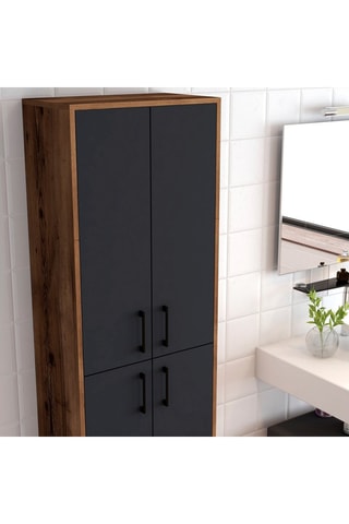 Meuble de rangement 4 portes  - 60 x 200 x 35 cm