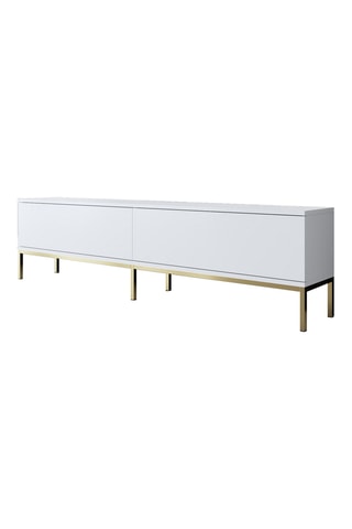 Meuble TV 2 abattants - 180 x 47 x 30 cm