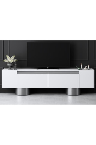 Meuble TV Bohem 2 abattants  - 180 x 30 x 50 cm