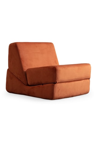 Chauffeuse Origami Convertable - Orange - 1 place - Tissu