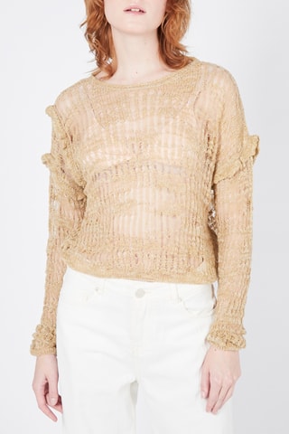 Linnen Trui 
Beige