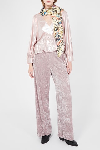 Velours Top - Roze