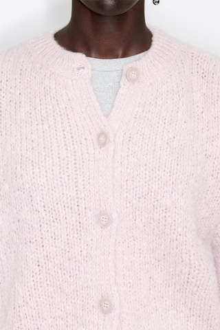 Wollen en Alpacawollen Vest - Roze