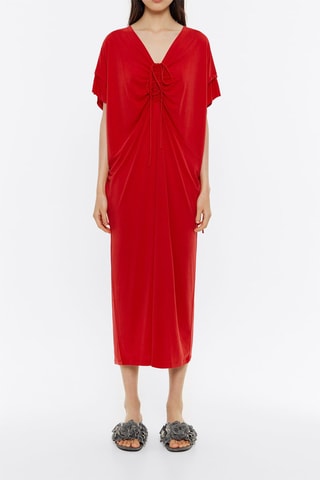 Midi-jurk - Rood