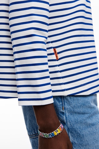Top - Wit en Blauw