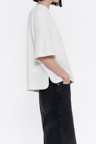 T-shirt - Ivoorkleurig