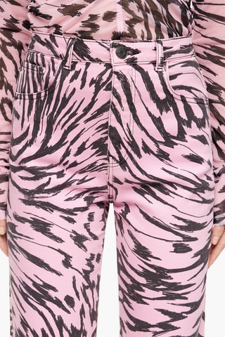 Rechte Jeans Hoge Taille - Roze