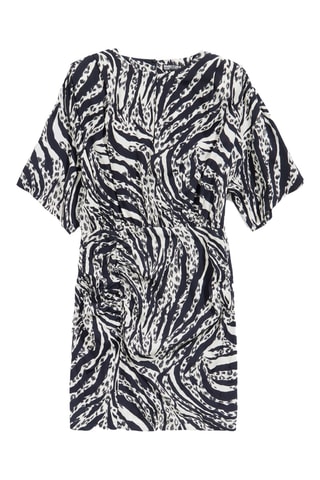Korte Jurk - Wit en Blauw