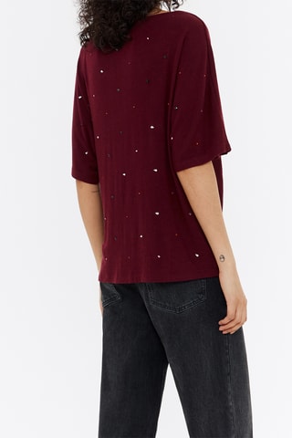 T-shirt - Bordeauxrood