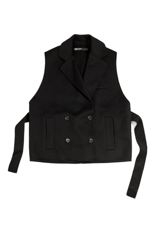 Wollen Vest - Zwart