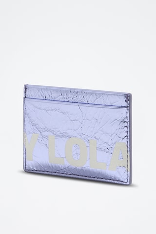 Pasjeshouder - Metallic Paars