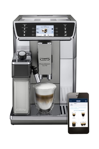 Machine à expresso Broyeur PrimaDonna Elite 650.75.MS - 2 l - 1450 W - 2 tasses - Argenté
