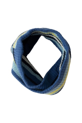 Muts met Pompon en Colsjaal - Blauw