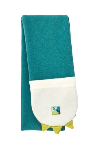 Fleece Sjaal - Pauwblauw