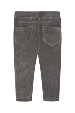 Velours Broek - Donkergrijs