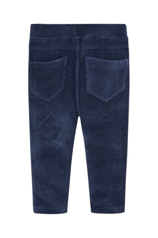 Velours Broek - Marineblauw