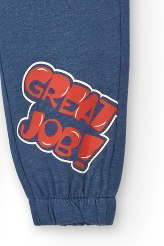 Fleece Joggingbroek - Marineblauw