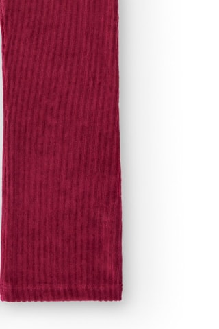 Velours Fleece Broek - Bordeauxrood