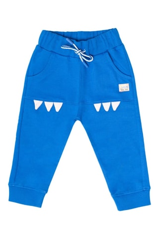 Fleece Joggingbroek Eco-Safari - Kobaltblauw