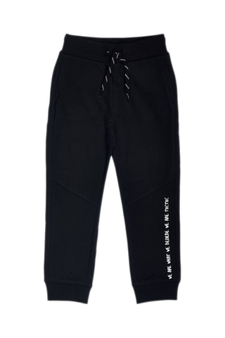 Fleece Joggingbroek Big Hugs - Zwart