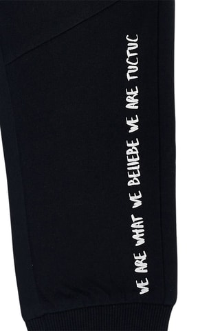Fleece Joggingbroek Big Hugs - Zwart