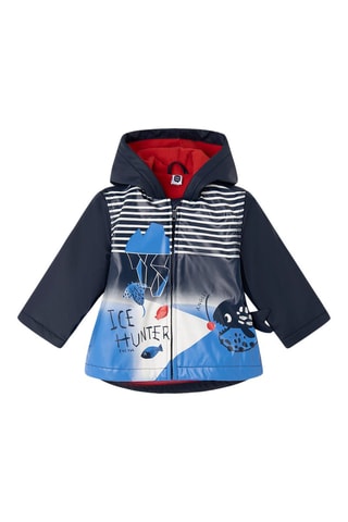 Regenjas met capuchon - Marineblauw