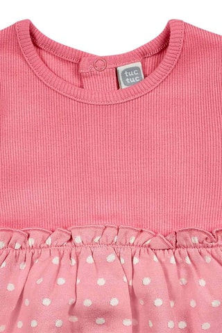 Jurk Trompe-l'œil - Roze