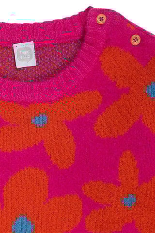 Trui-jurk - Fuchsia