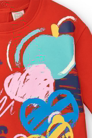 Fleece Jurk - Rood