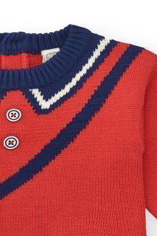 Trui-jurk - Rood