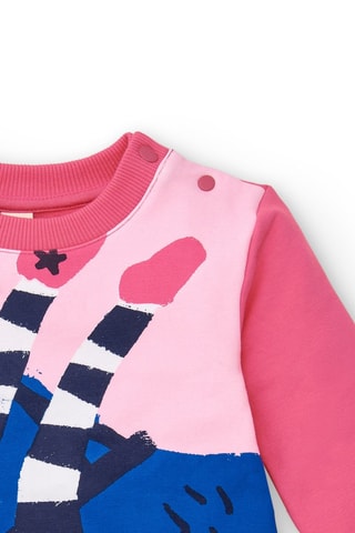 Fleece Jurk - Fuchsia