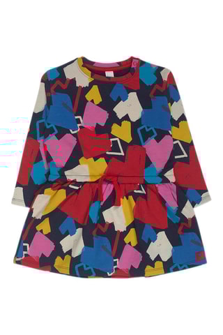 Fleece Jurk - Marineblauw