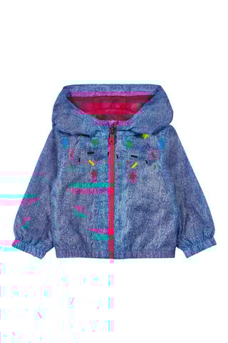 Windjack met Capuchon Hip Hip Hooray! - Gemêleerd Marineblauw