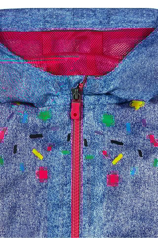 Windjack met Capuchon Hip Hip Hooray! - Gemêleerd Marineblauw
