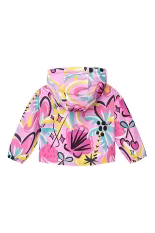 Windjack met Capuchon Flamingo Mood - Roze