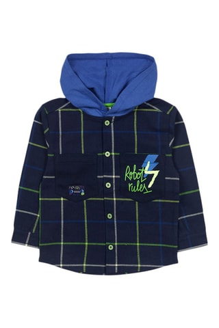 Jasje met capuchon - Marineblauw