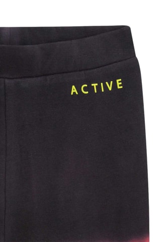 Legging met dip and dye motief- Poederroze